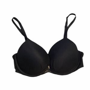 VICTORIA’S SECRET Women’s Black Fabulous Plunge Bra Size 32D